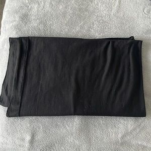 Harewom Black Hair Wrap for Women Long Stretch Jersey Head Scarf